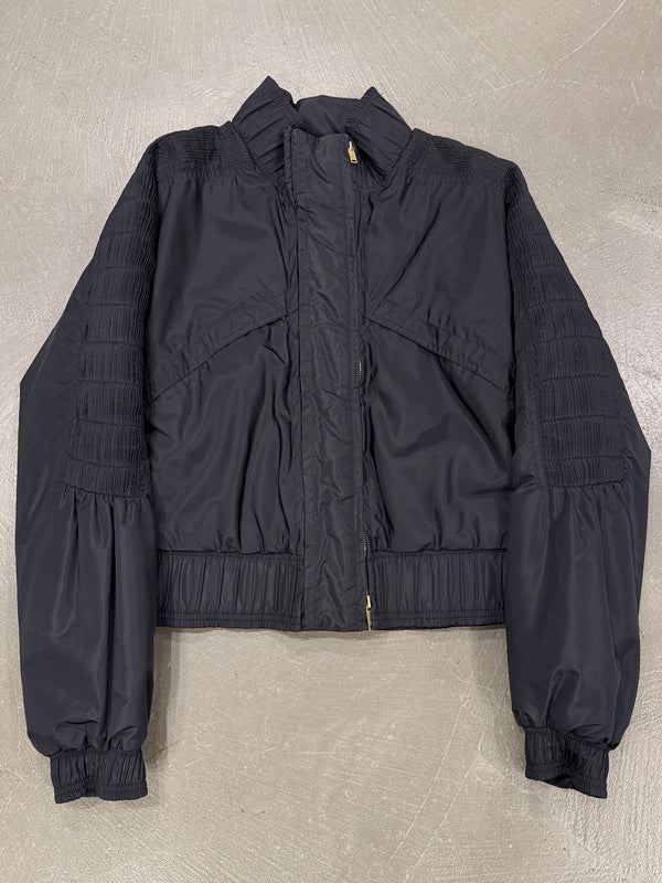 2004 Gucci by Tom Ford technical nylon paneled bomber jacket