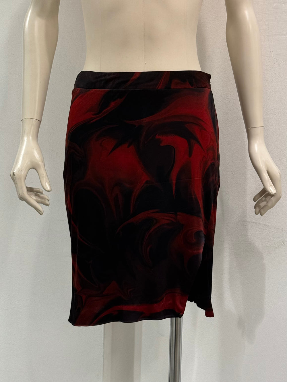 S/S2001 Gucci by Tom Ford lava print midi skirt