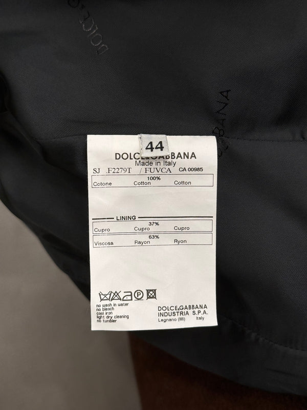 2000s Dolce & Gabbana button detailed velvet blazer