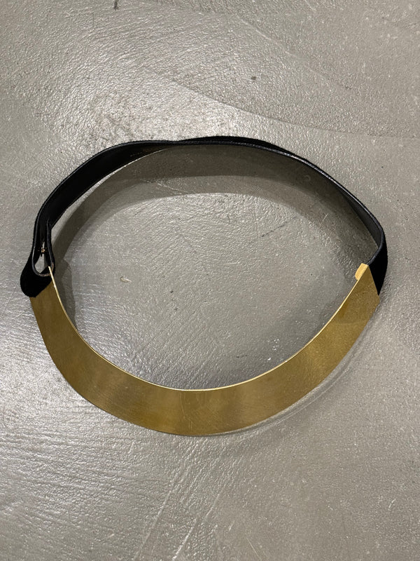 A/W1996 Gucci runway pony hair metal belt
