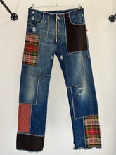 Load image into Gallery viewer, 1990s Jean Paul Gaultier patchwork jeans
