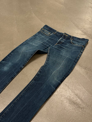 2013 Saint Laurent by Hedi Slimane mid-wash denim pants