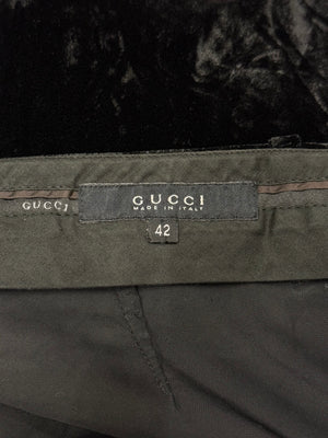 A/W2004 Gucci by Tom Ford crushed velvet pants