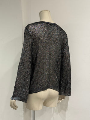 2020 Saint Laurent silver knit