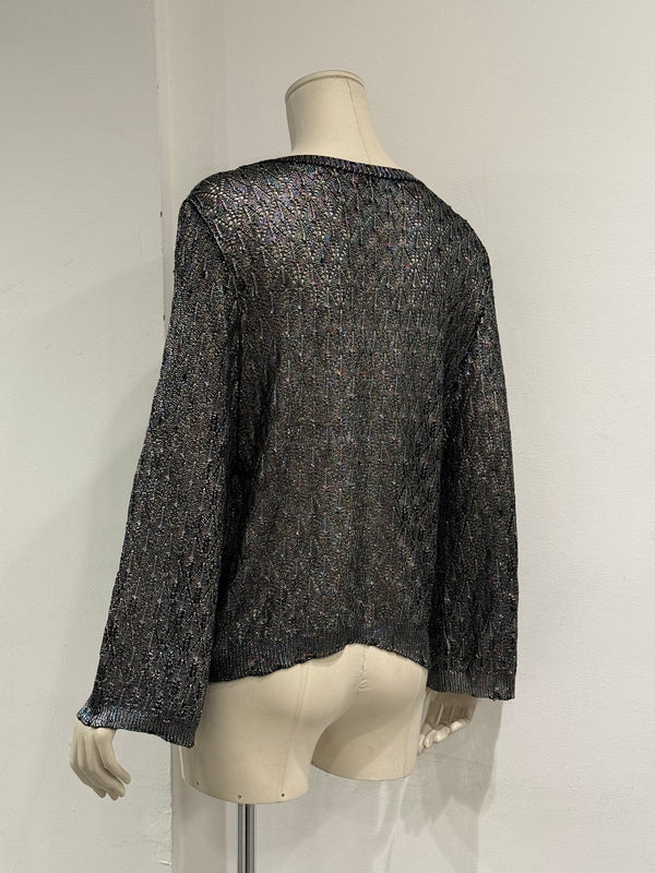 2020 Saint Laurent silver knit