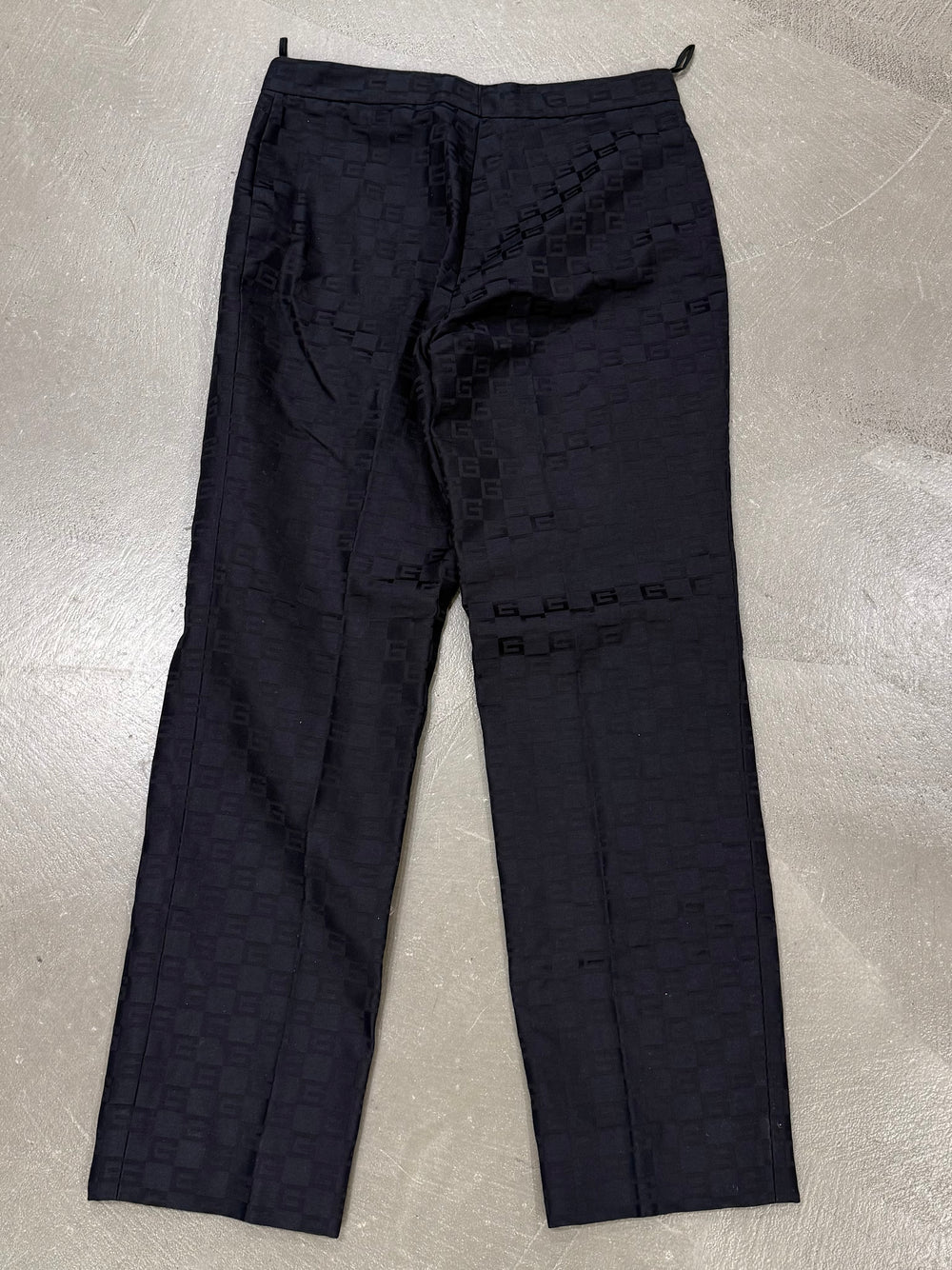 S/S2001 Gucci by Tom Ford “G” monogram silk pants