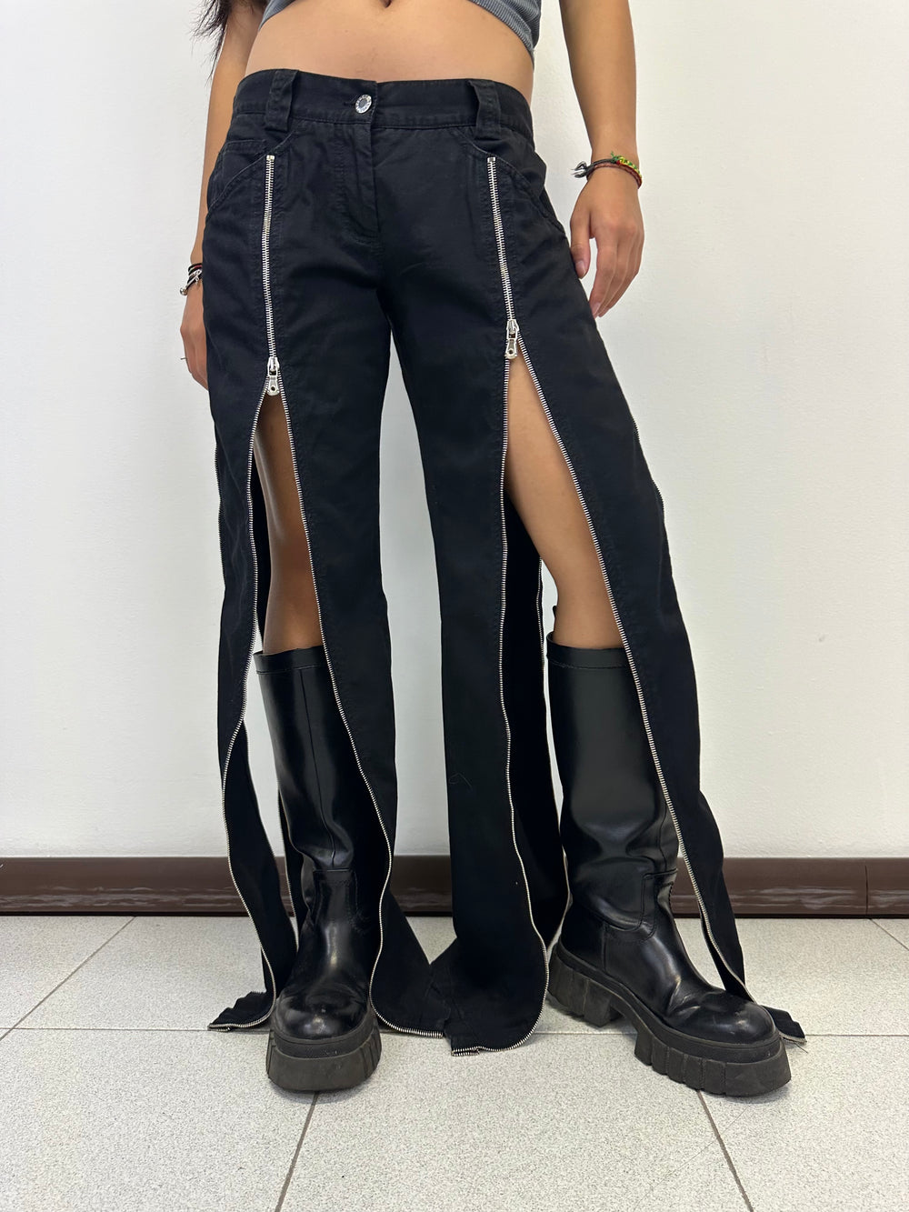 SS2003 Dolce & Gabbana Sex zipper pants