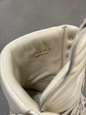 Rick Owens megageobasket leather sneakers