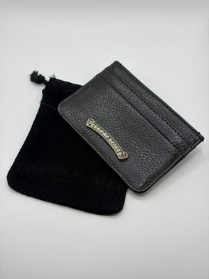 Chrome Hearts leather card holder