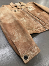 Load image into Gallery viewer, 2004 Versace distressed rust cracked leather jacket
