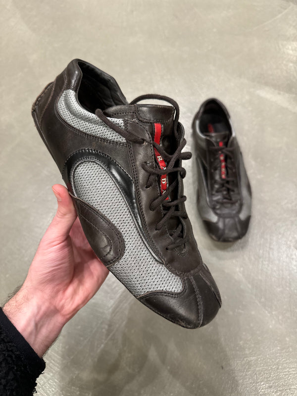2000s Prada vintage leather sneakers