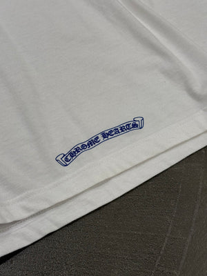 Chrome Hearts neck letters logo T-shirt