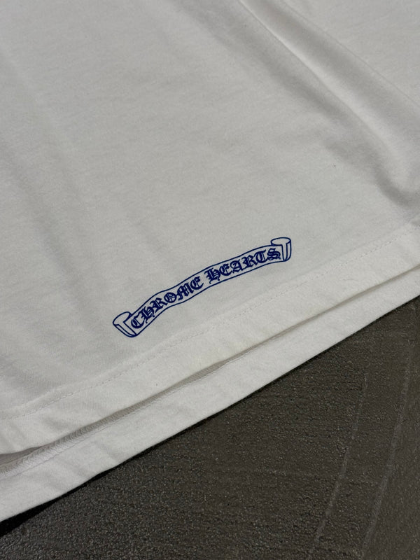 Chrome Hearts neck letters logo T-shirt