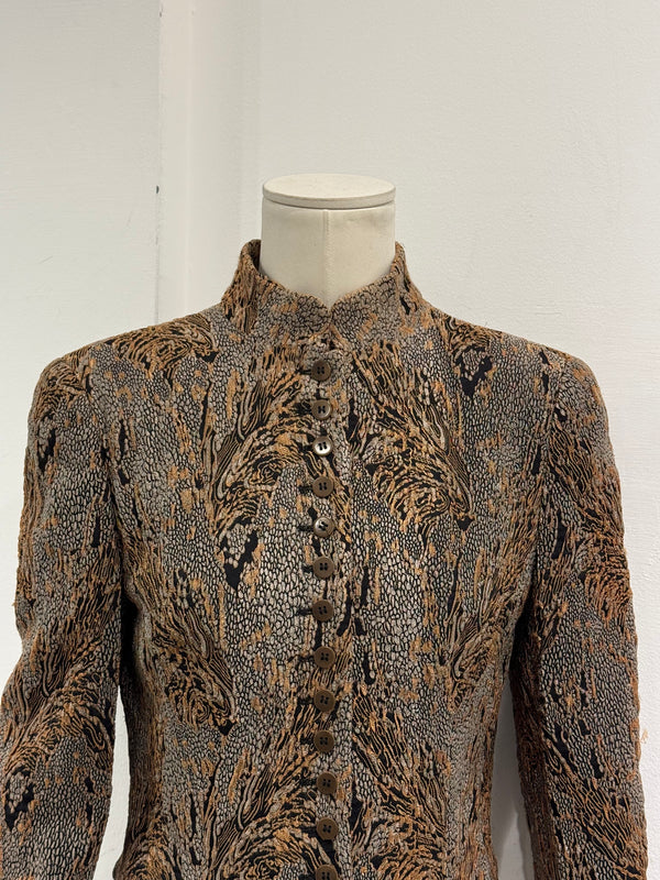 A/W1989 Giorgio Armani paisley brocade jacket