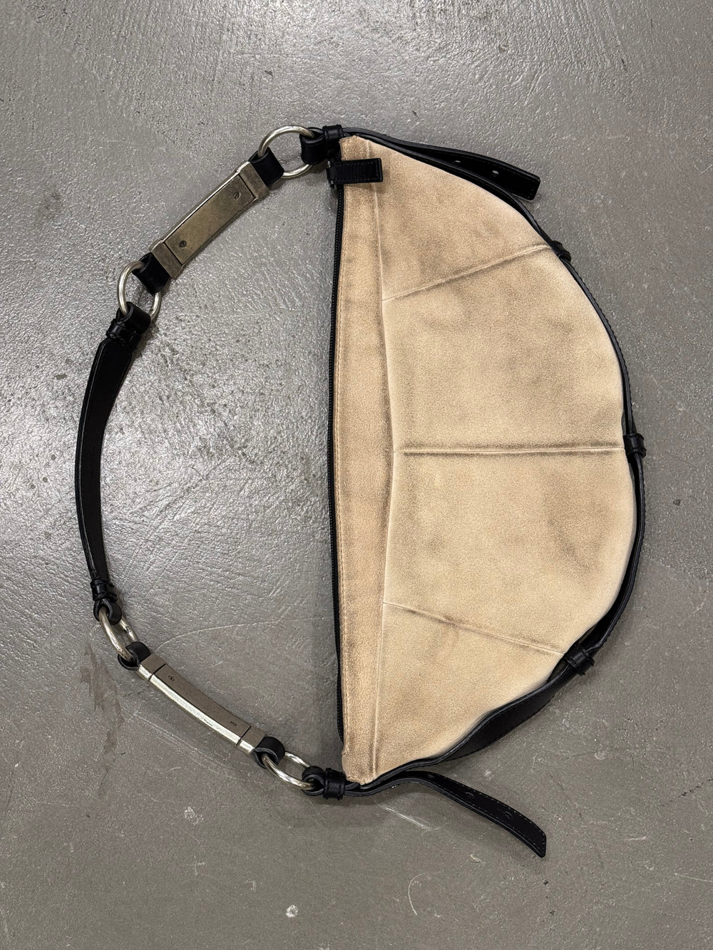2002 Yves Saint Laurent Mombasa suede bag