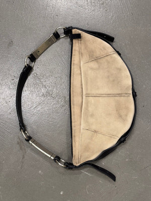 2002 Yves Saint Laurent Mombasa suede bag