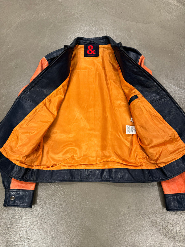 2000s Dolce & Gabbana leather jacket