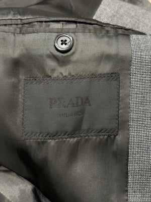 2010s Prada grey elegant coat