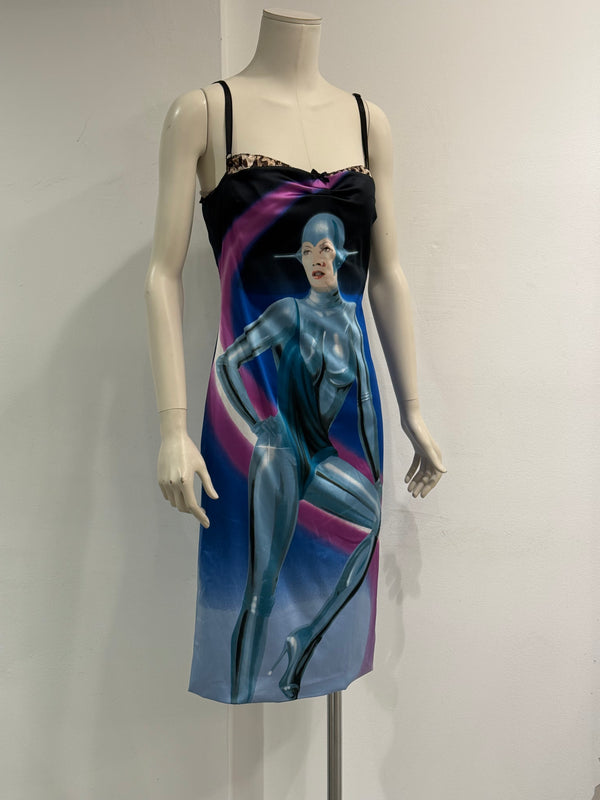 S/S2001 Dolce & Gabbana runway robot dress