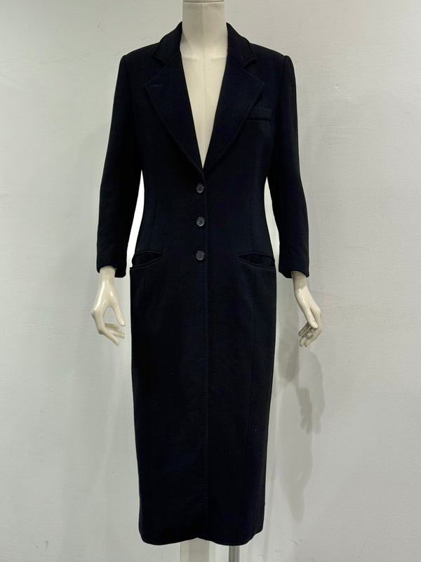 2000s Ann Demeulemeester long wool coat