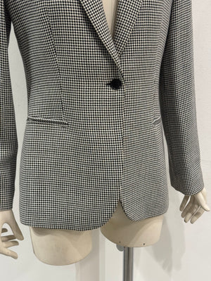 2001 Emporio Armani micro check tailored blazer