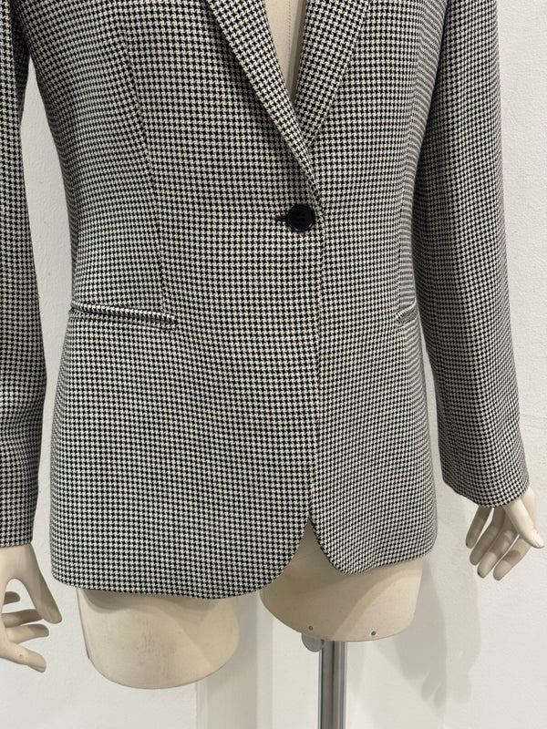 2001 Emporio Armani micro check tailored blazer