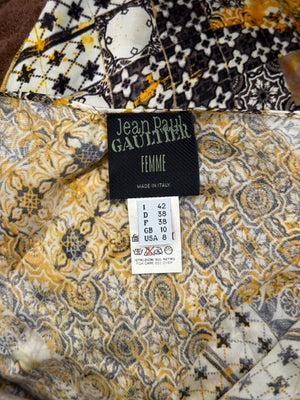 2000s Jean Paul Gaultier mosaic dress