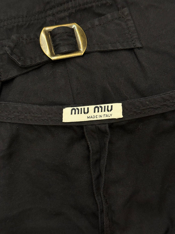 2000s Miu Miu cropped cotton top