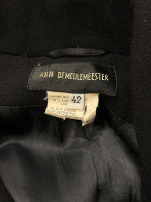2000s Ann Demeulemeester long wool coat