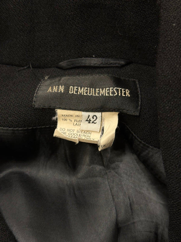 2000s Ann Demeulemeester long wool coat