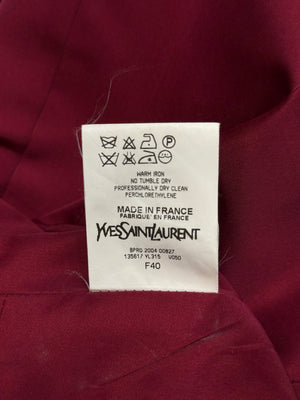 2004 Yves Saint Laurent by Tom Ford runway pagoda silk jacket
