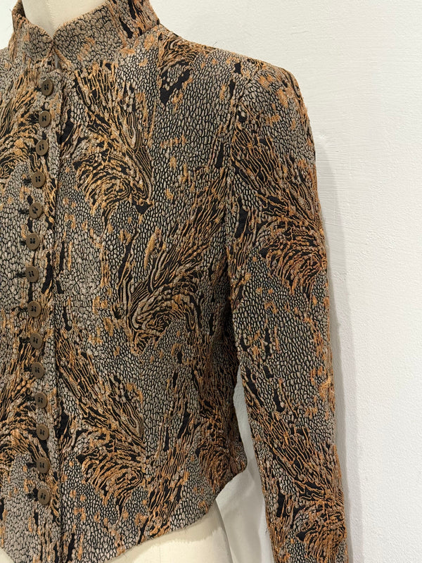 A/W1989 Giorgio Armani paisley brocade jacket