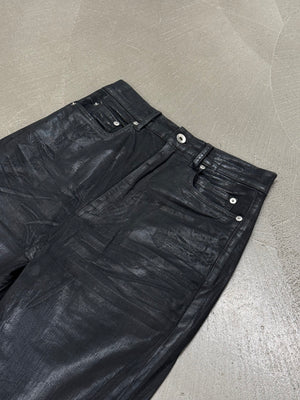 2022 Rick Owens coated “bolans bootcut” pants
