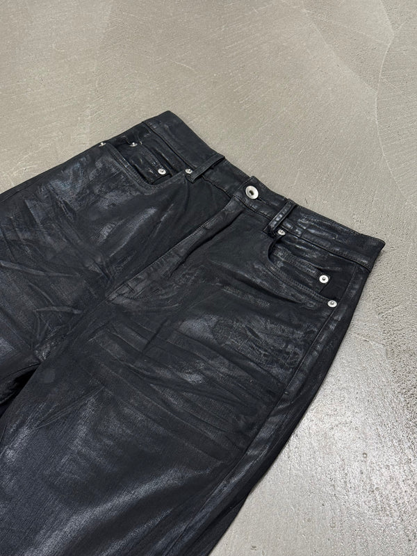 2022 Rick Owens coated “bolans bootcut” pants