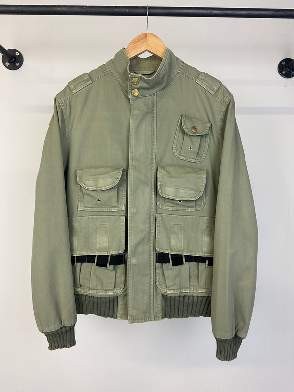 2000s Dolce & Gabbana military cargo bomber jacket