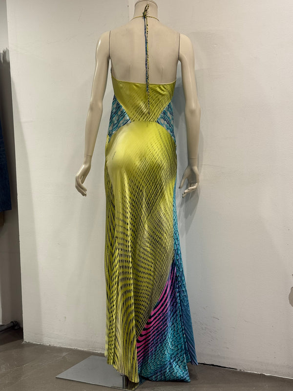 S/S2001 Roberto Cavalli runway psychedelic dress