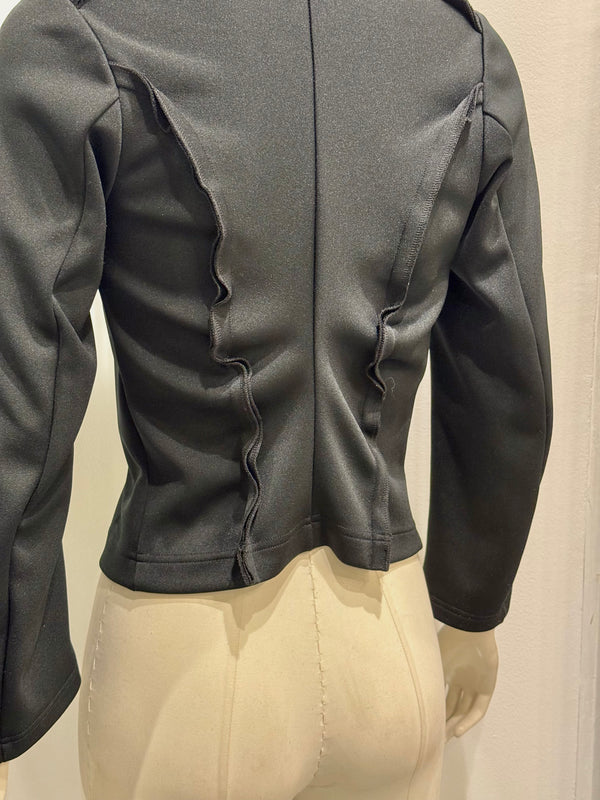 2011 Comme des Garçons wavy seam biker jacket