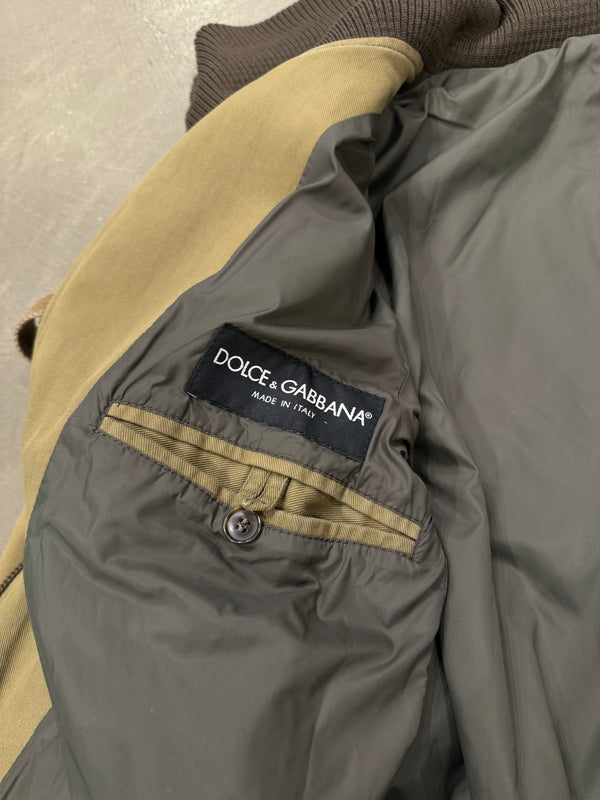 A/W 2003 Dolce & Gabbana parachute bondage bomber jacket