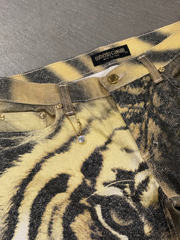 A/W2000 Roberto Cavalli Tiger jeans