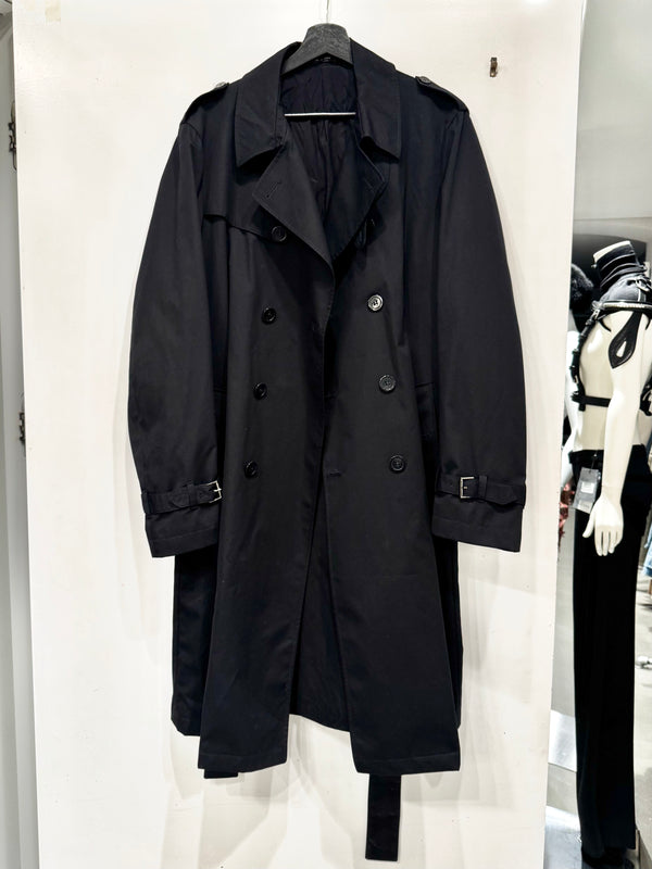 1990s Emporio Armani wool technical coat