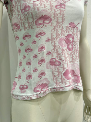 2000s Christian Dior by Galliano monogram t-shirt