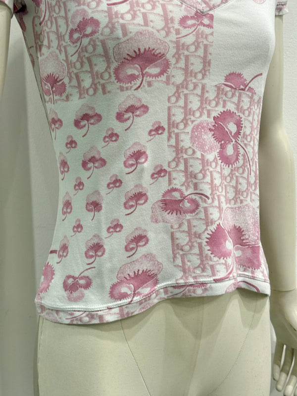 2000s Christian Dior by Galliano monogram t-shirt