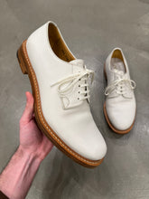 Load image into Gallery viewer, 2000s Prada white leather derby shoes
