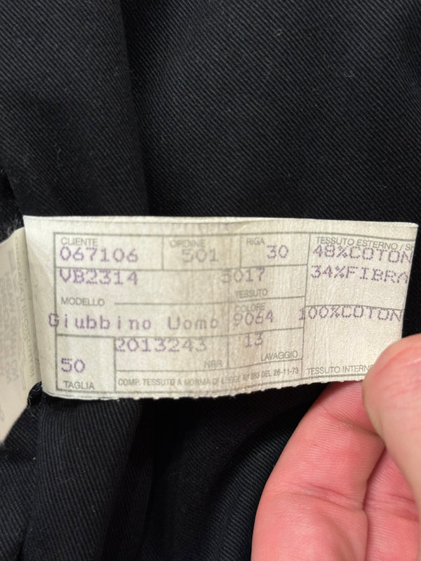 1990s EMPORIO Armani velour boxy military jacket