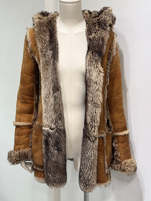 2001 Dolce & Gabbana real lamb fur shearling coat