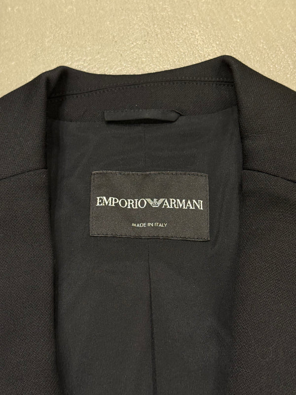 2000s Emporio Armani tailored flared cuff blazer