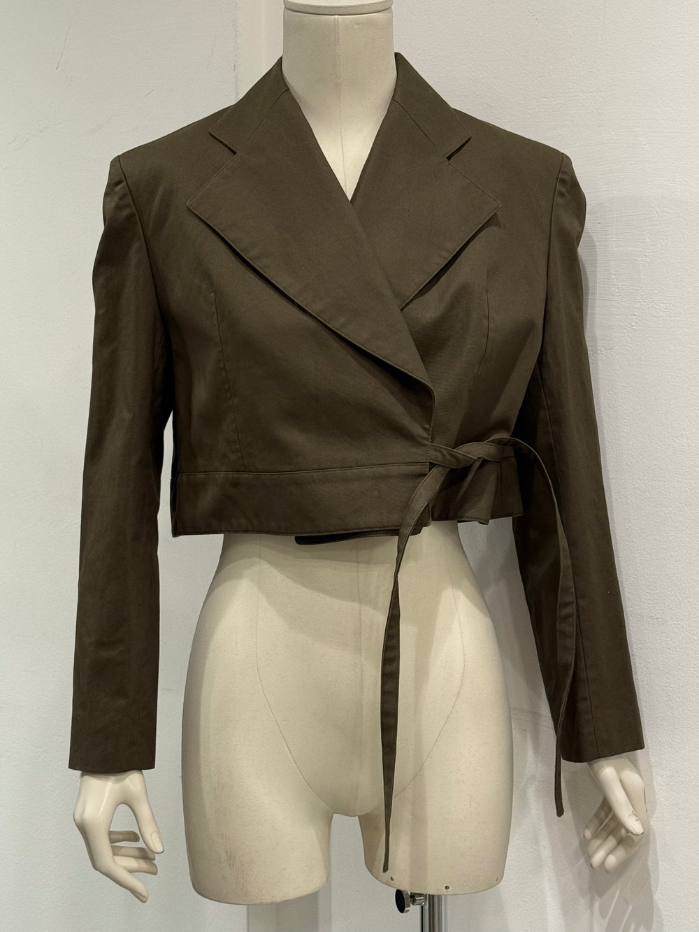 2000s Balenciaga by Nicolas Ghesquiere cropped oversized blazer