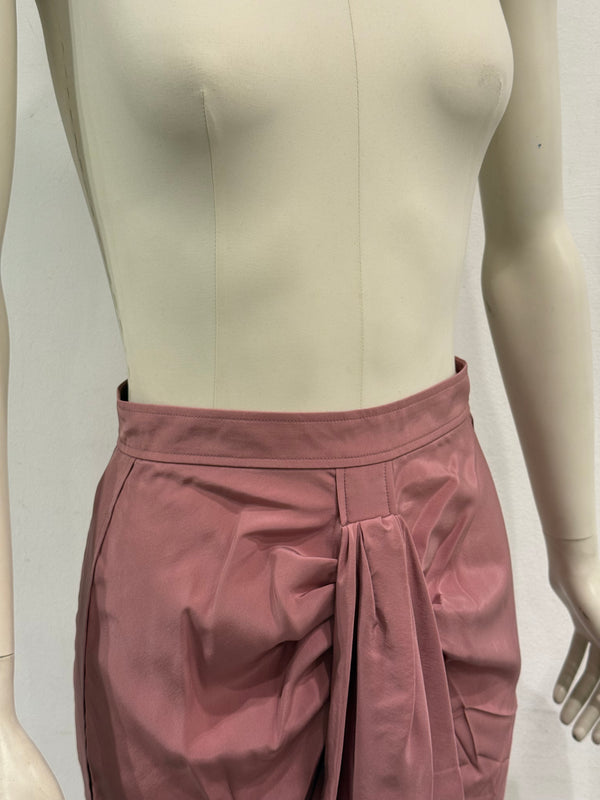 2000S Yves Saint Laurent by Tom Ford silk skirt