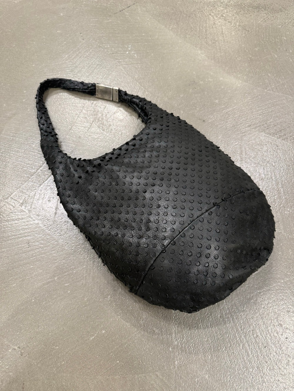 S/S2001 Helmut Lang punched leather bag