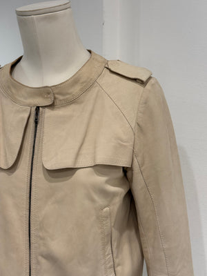 2010 Miu Miu goatskin military jacket